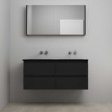 On-Line Badkamermeubelset - 120 cm - Mat Zwart