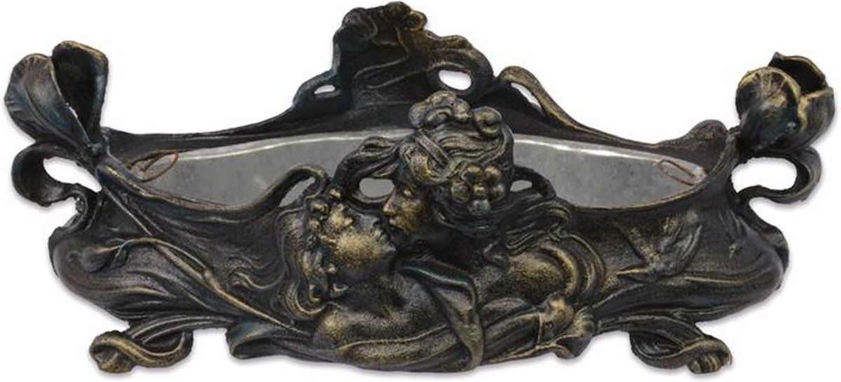 Trendybywave Bloempot - Art Nouveau pot - Gietijzer Romantiek - Multicolor