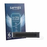 Savvies Screenprotector voor FiiO DM13 BT - Folie Beschermfolie transparant 6 Stuks