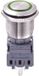 TRU COMPONENTS 701856 LAS1-BGQ-11E/G/12V Vandalismebestendige druktoets 250 V/AC 5 A 1x uit/(aan) Moment Groen IP67 1 stuk(s)