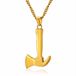 Mendes Jewels kettinghanger heren Gold Axe