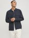 JACK&JONES JJEVENICE LINEN BLEND OVERSHIRT LS SN Hommes Chemises S Noir