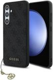 Guess 4G Charms Backcover hoesje - geschikt voor Samsung Galaxy S24 FE - Grijs