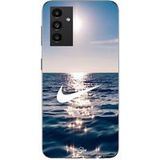 Maniacase Samsung Galaxy A54 5G Nike-logo wit mer solei