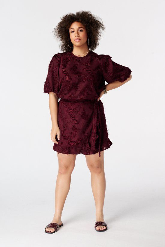 MS Mode Broek Fluffy overslag skort