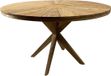 AVH-Collectie Cairo dining tuintafel 130 cm rond teakhout