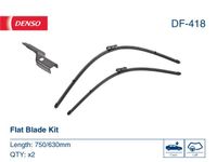 DENSO ruitenwisserset plat DF-418 (750/630 mm, linksgestuurd)