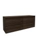 Saniclass Holz Pure Badkamermeubelset - 160x45x62cm - Mat Eiken Charcoal