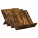 vidaXL Tijdschriftenrek Rook Eiken 53 x 40 x 28,5 cm Bewerkt hout