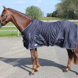 Merkloos / Sans marque Q-essentials Zomerdeken Q-essentials Basic Donkerblauw - 130/175