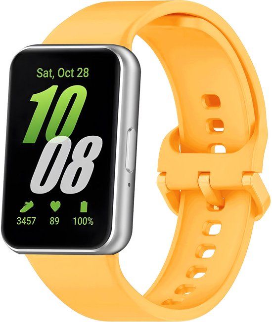 imoshion Samsung Siliconen bandje - Geschikt voor Samsung Galaxy Fit 3 - Geel