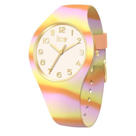 Ice Watch ICE tie and dye - Pink honey 022599 Horloge - Siliconen - Multi - Ø 34 mm