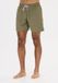 NOU Boardshorts Eyemouth V2 Groen-olijf Effen Regular Fit Polyamide Mannen S
