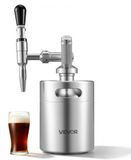 VEVOR Cafetière Nitro Cold Brew 2L, Machine à café en acier inoxydable avec robinet