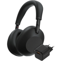 Sony WH-1000XM6 Zwart + BlueBuilt Quick Charge Oplader