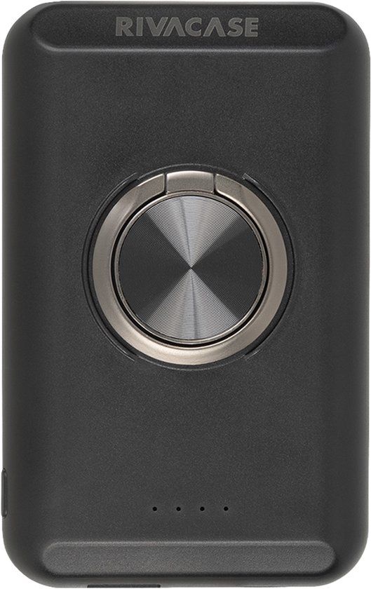 RivaCase VA2603 powerbank Lithium-Polymeer (LiPo) 5000 mAh Draadloos opladen Zwart
