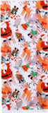 PME Cake Ltd PME 20 Christmas Plastic Treat Bags - Santa's Werkplaats