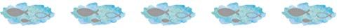 Rayher Washi Tape 50187356 plakband vis, 15 mm, lichtblauw