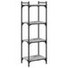 VidaXL Boekenkast 4-laags 40x30x120 cm bewerkt hout grijs sonoma
