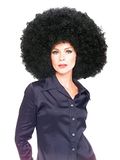 Rubie's Officieel Afro kostuum voor volwassenen, één maat, zwart