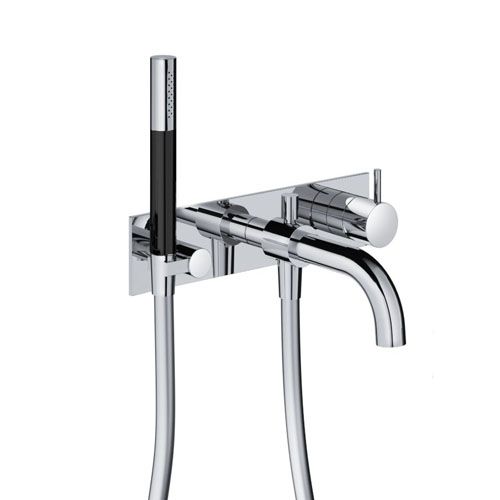 Hotbath Cobber Inbouw Badmengkraan Mat Zwart (incl. doucheset)