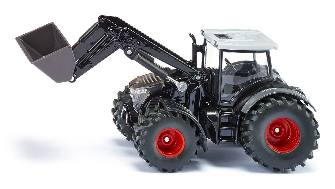 SIKU Fendt 942 Vario Tractor Model 1:50 with Front Loader - Black