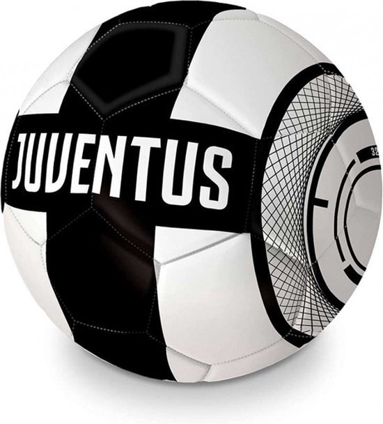 MONDO Toys - Voetbal genaaid FC Juventus Pro - Officieel product - Maat 5 - 400 g - Kleur Zwart - 13400