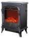 Chauffage électrique avec flamme LED, 1950 watts, noir