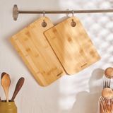 Karaca Azur – 2-delige Bambu Snijplank Set – 33 x 24 cm + 28 x 20 cm