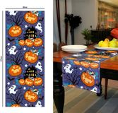 Fiestas Guirca Grappige spookstad tafelloper 28 x 275 cm