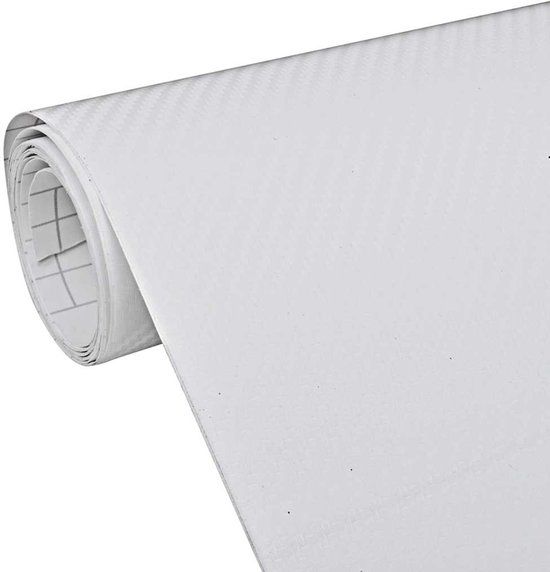vidaXL Autofolie 3D 100x150 cm Wit (2 stuks)