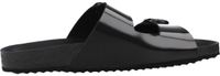 GEOX D BRIONIA R Zwart Platte Sandalen Dames