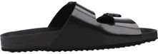 GEOX D BRIONIA R Zwart Platte Sandalen Dames