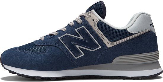 New Balance ML574 Heren Sneakers - Navy - Maat 43 - Suède