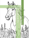 Malbuch: Pferde Glück