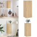 VIDAXL Armoire Murale Chêne Sonoma 34,5x34x90 Cm - Rangement - Bois D'Ingénierie