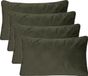 Atmosphera Coussin d'assise Sophia - 4x pièces - 30 x 50 cm - polyester avec fermeture éclair