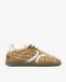 VIA VAI Nilla Khloe Sneakers Dames Leer Suède Cognac Croco Print Panterprint Vetersluiting Maat 42