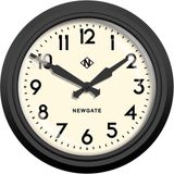 Newgate Wandklok Zwart en Creme