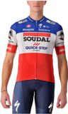 Castelli Competizione French Champion Soudal Quick-step 2023 Maillot de cyclisme à manches courtes Multicolore L Homme