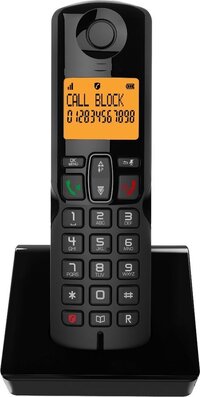 Merkloos S280 Dect Senioren Huistelefoon - Zwart - Nummerherkenning - Verlicht Display