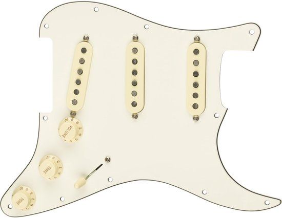 Fender Pre-Wired Strat PG Custom Shop Custom '69 SSS Parchment