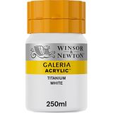 Winsor & Newton Galeria Titanium White Acrylic Paint - 250ml Pot