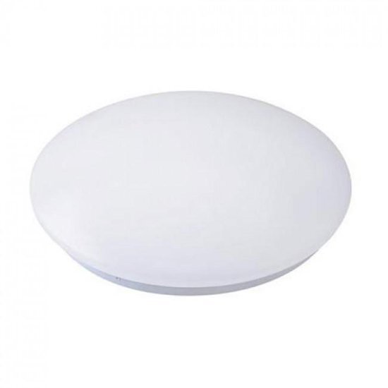 BES LED LED Plafondlamp - Basic - Opbouw Rond 15W - Natuurlijk Wit 4200K - Mat Wit Aluminium - Ø230mm