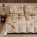 PETTI Artigiani Italiani Bedrukt winterdekbed 270 × 260 cm | Bloemen 25 12, omkeerbaar, microvezel, 300 g/m², gemaakt in Italië