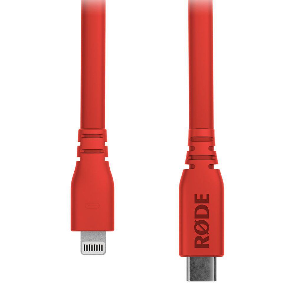 Rode SC19 USB-C naar Lightning-kabel - 1.5m - Rood