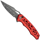 Civivi Anaaki C24039-DS1 Damascus Red Aluminum, zakmes