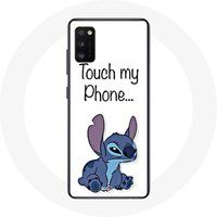 Maniacase Etui voor Oppo A16 Lilo en Stitch schattige witte achtergrond
