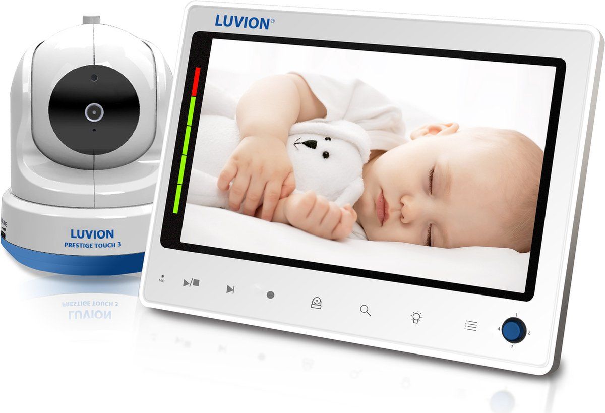 LUVION® Prestige Touch 3 Babyfoon Met Camera - Premium Baby Monitor - Best Getest Consumentenbond Januari 2024