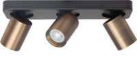 Highlight Spot Oliver 3 lichts balk brons zwart